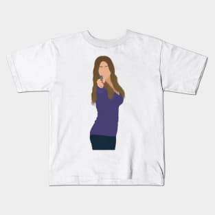 Modern Family Gloria Holding a Gun Meme Polygon Fan Art Kids T-Shirt